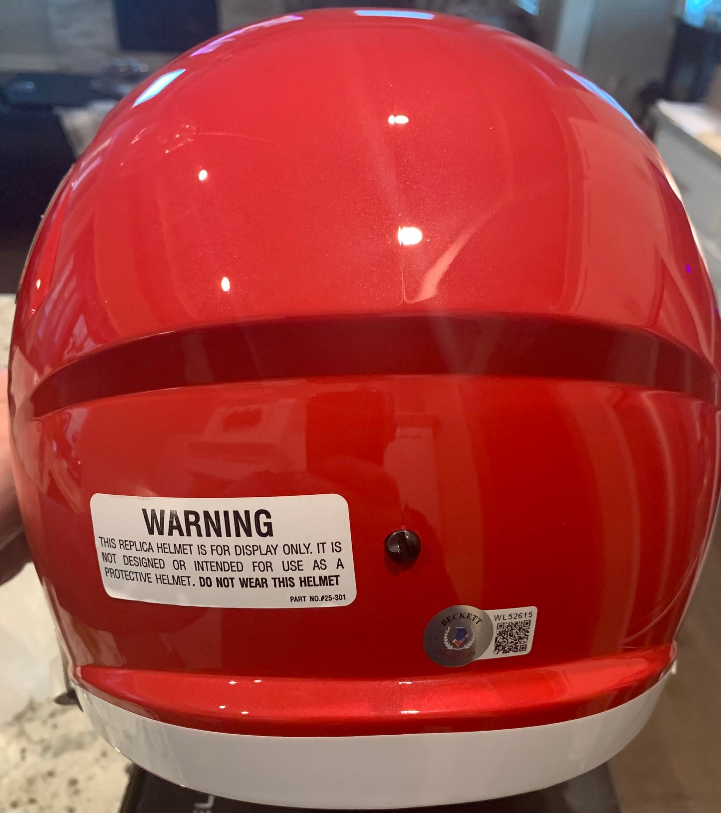 Patrick Mahomes signed full size Chiefs replica helmet (Beckett COA)