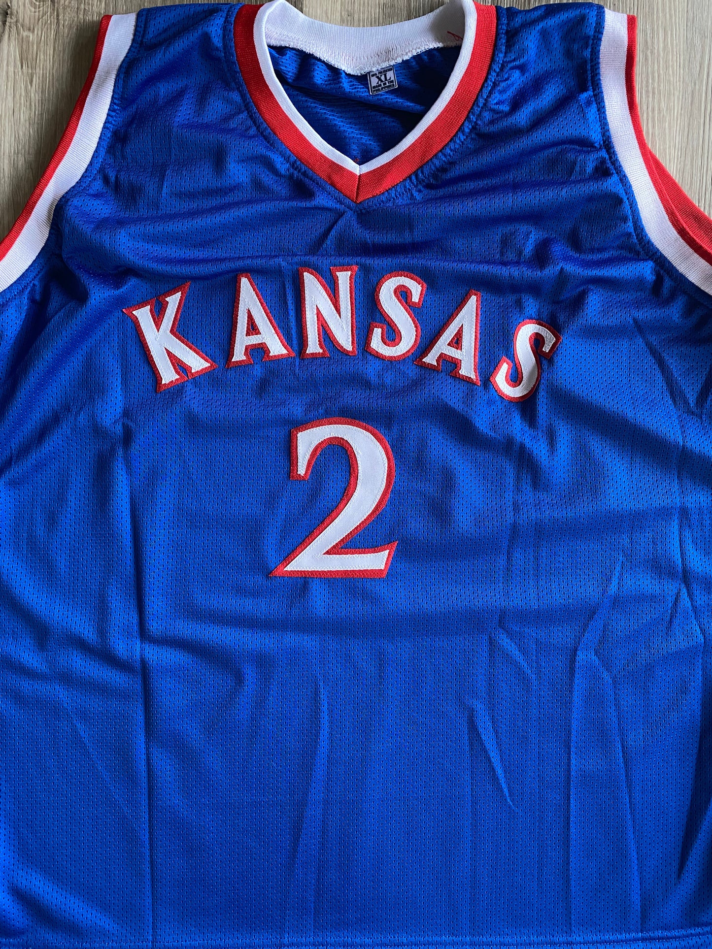 Christian Braun Kansas signed custom jersey (BECKETT COA)