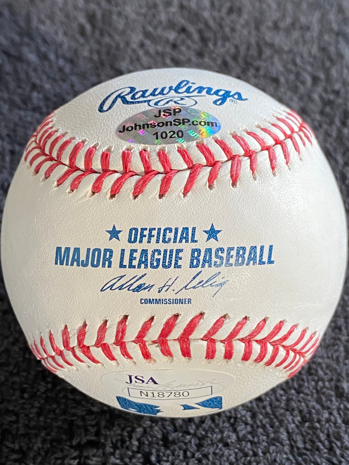 Adalberto (Raul) Mondesi signed MLB Baseball (JSA COA)