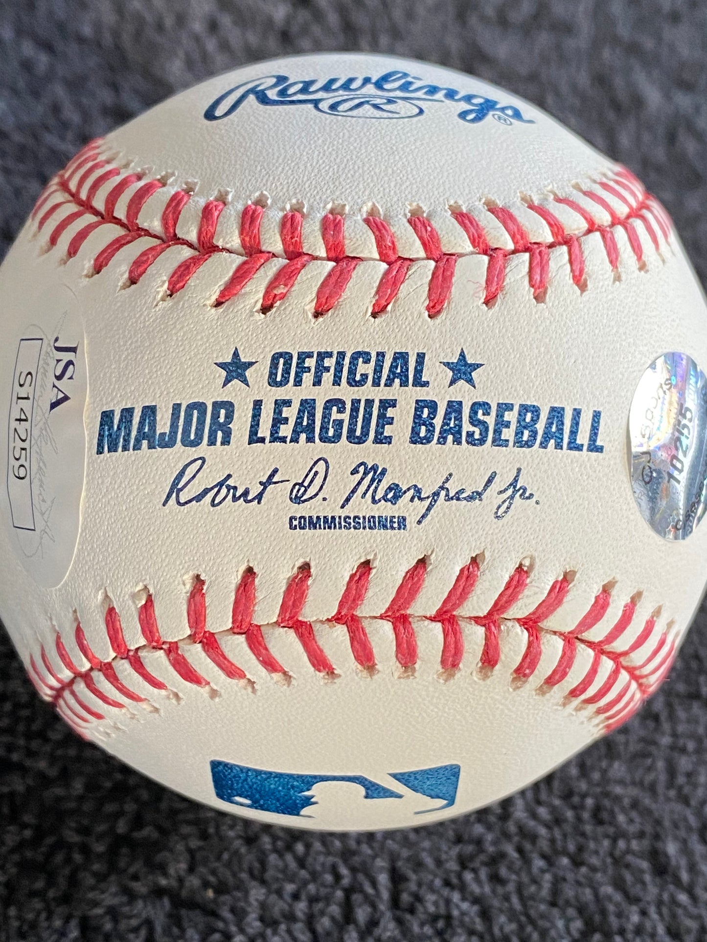 Danny Duffy signed MLB Baseball inscribed (JSA COA)
