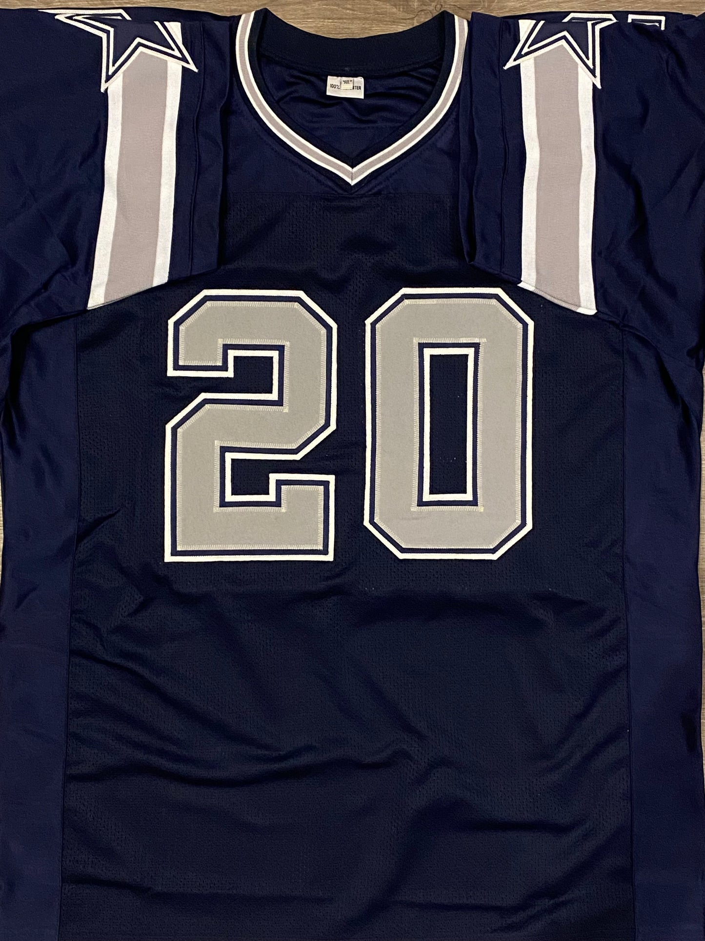 Mel Renfro signed custom jersey inscribed "HOF 96" (JSA COA)