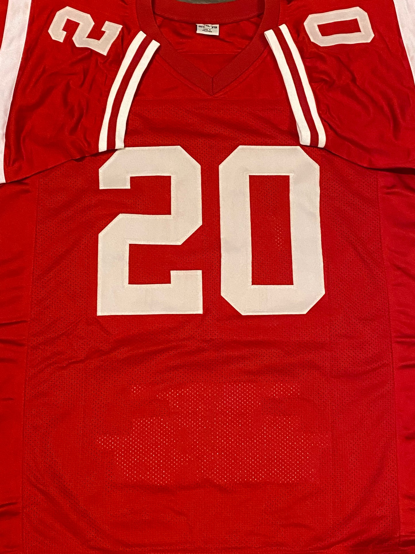 Johnny Rodgers custom jersey Nebraska inscribed "Heisman '72" (GT Sports Marketing COA)