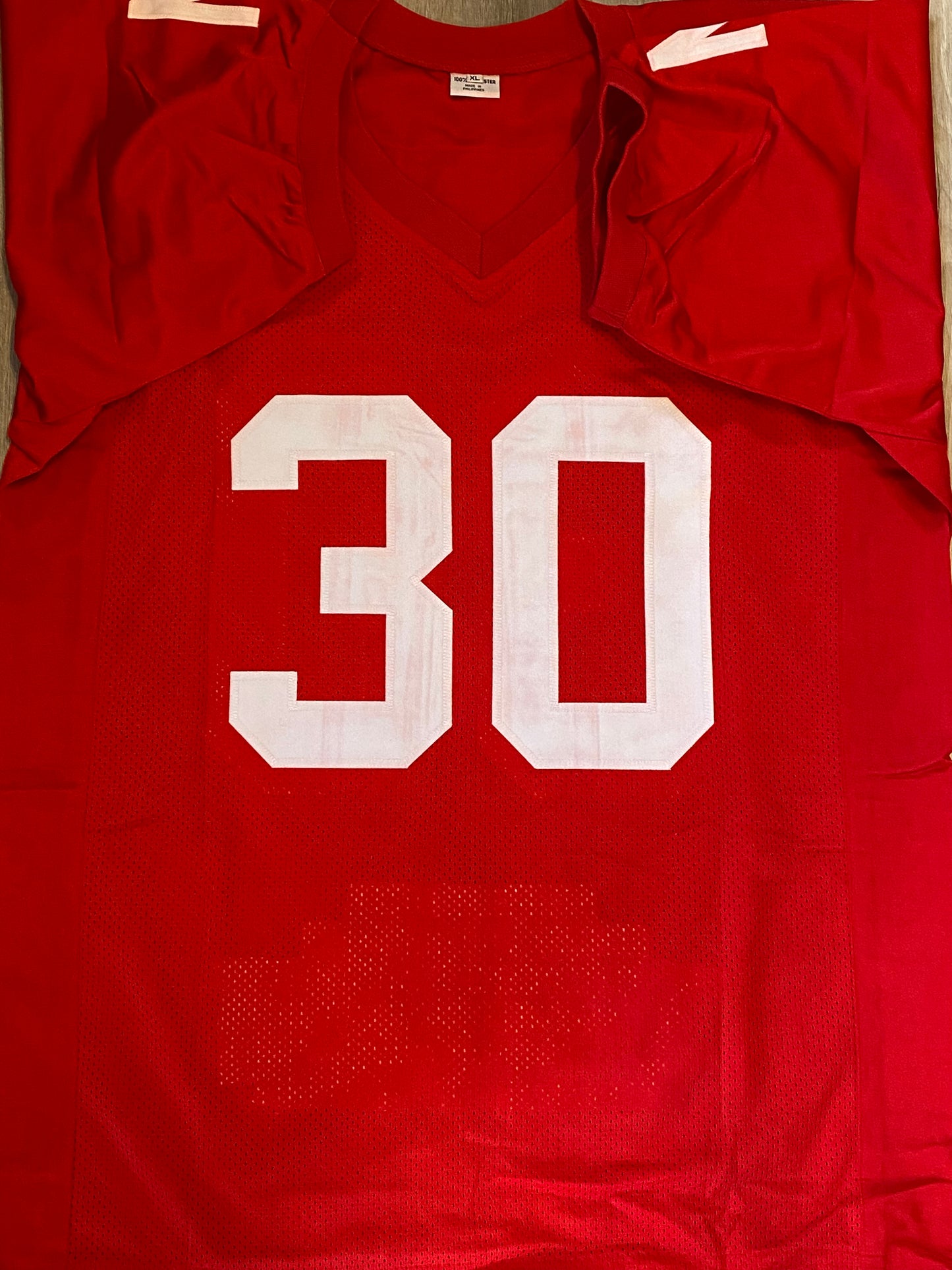 Mike Rozier custom jersey Nebraska (JSA COA)