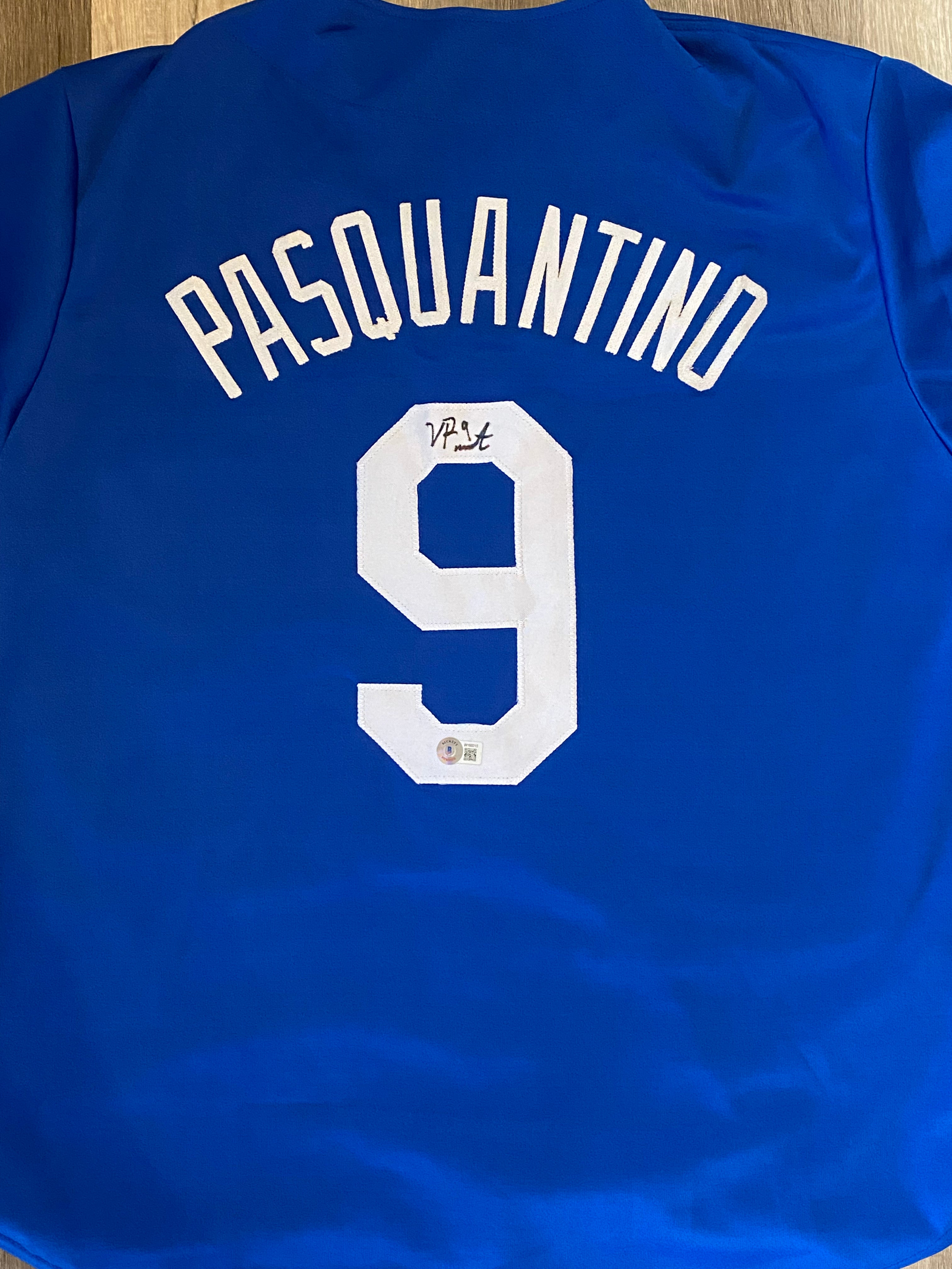 Vinnie Pasquantino signed custom jersey (Beckett COA) – CJ Sports Enterprise