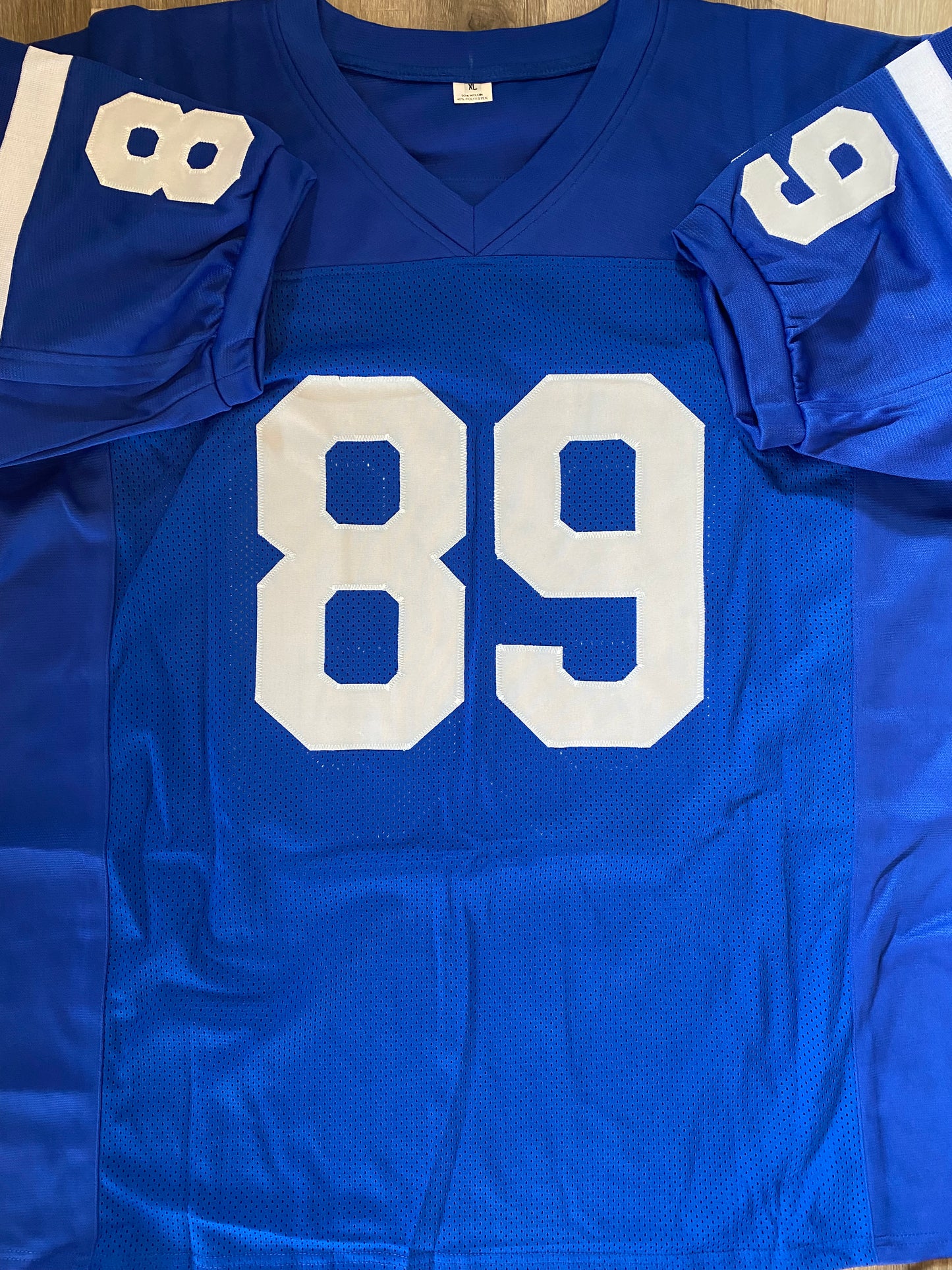 Gino Marchetti signed custom jersey inscribed "HOF 72" (JSA COA)