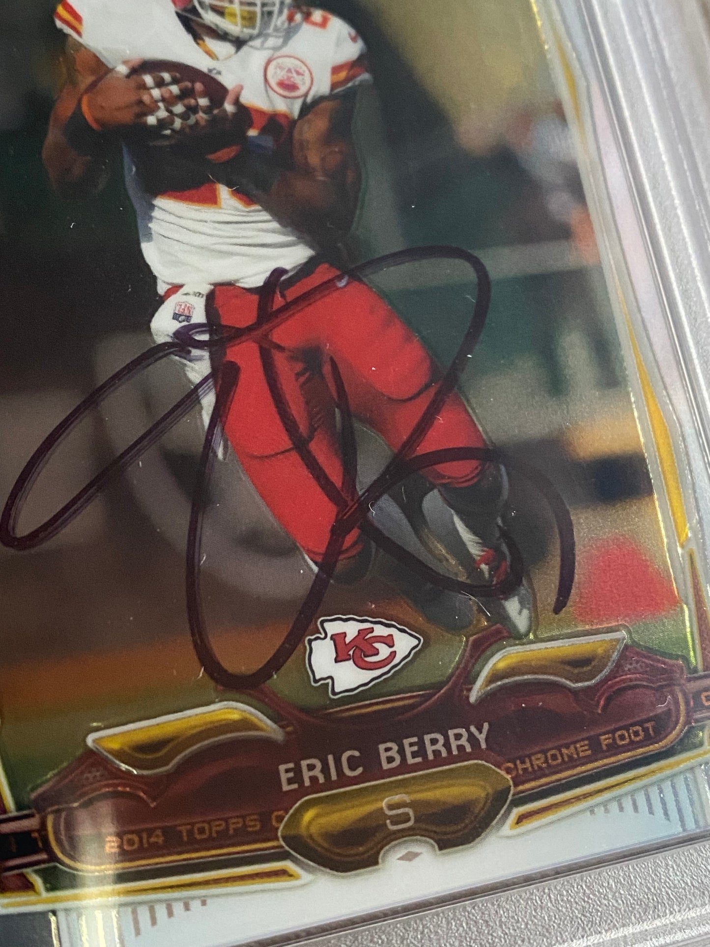 Eric Berry signed trading card PSA/DNA certified Authentic AUTO