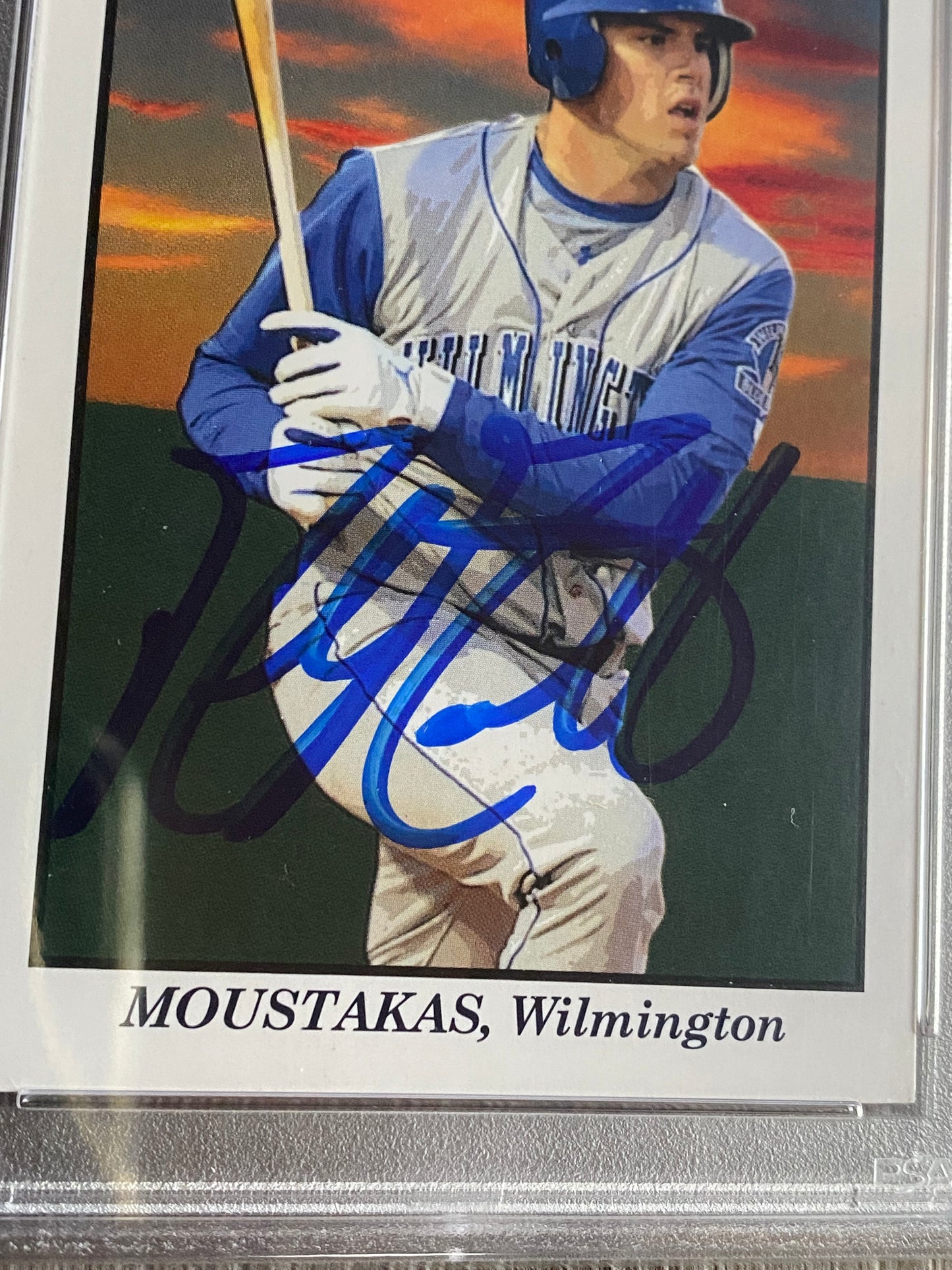 Mike Moustakas signed trading card PSA/DNA certified Authentic AUTO