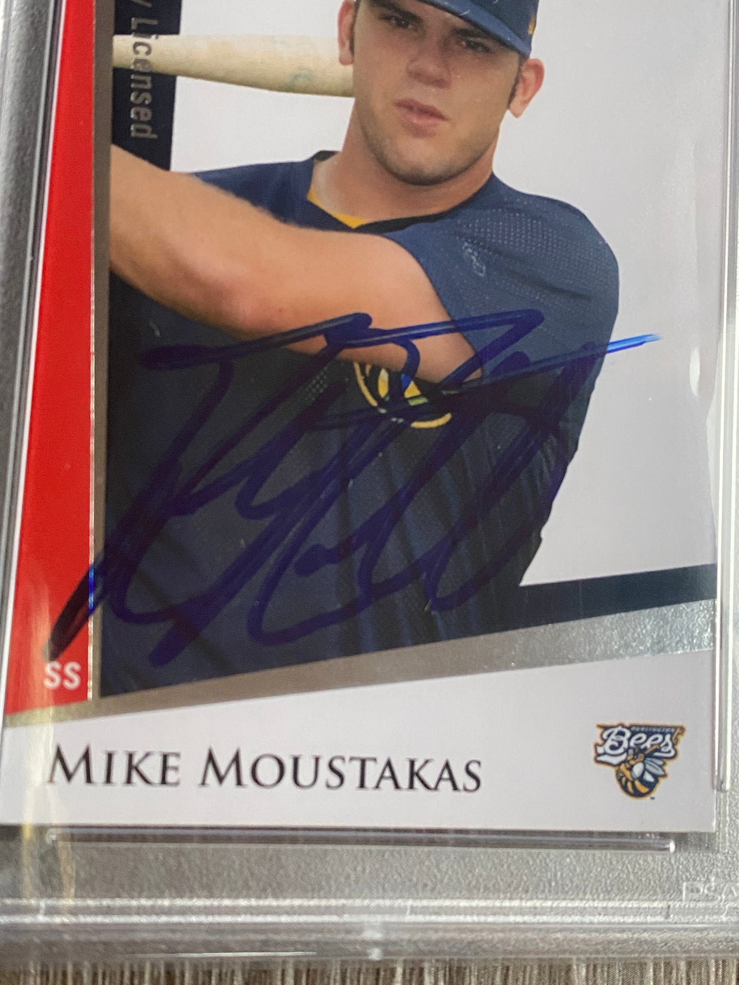 Mike Moustakas signed trading card PSA/DNA certified Authentic AUTO