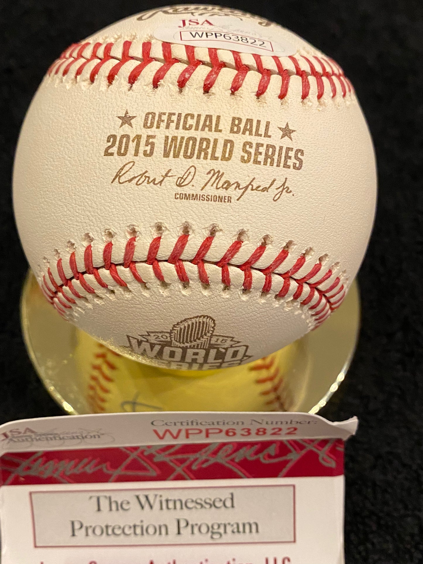 Adalberto (Raul) Mondesi signed 2015 WS MLB baseball (JSA COA)
