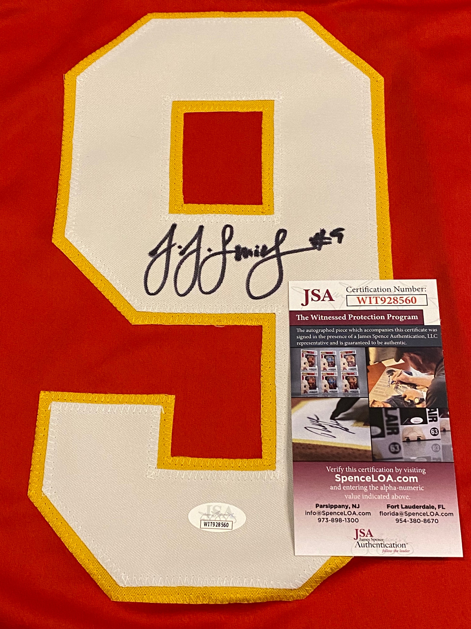 JuJu Smith-Schuster signed custom jersey (JSA COA) – CJ Sports