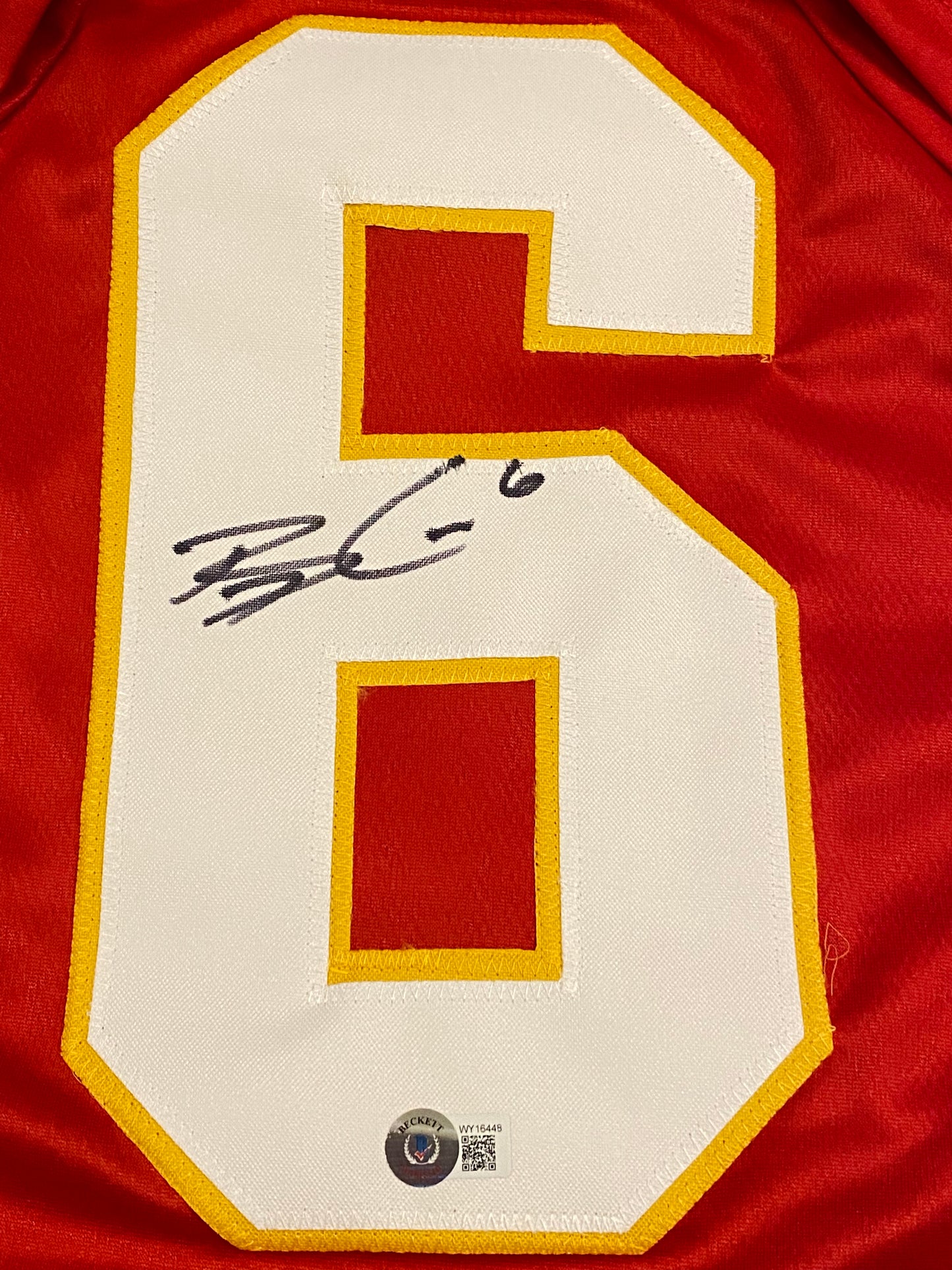 Bryan Cook signed custom jersey (BECKETT COA)