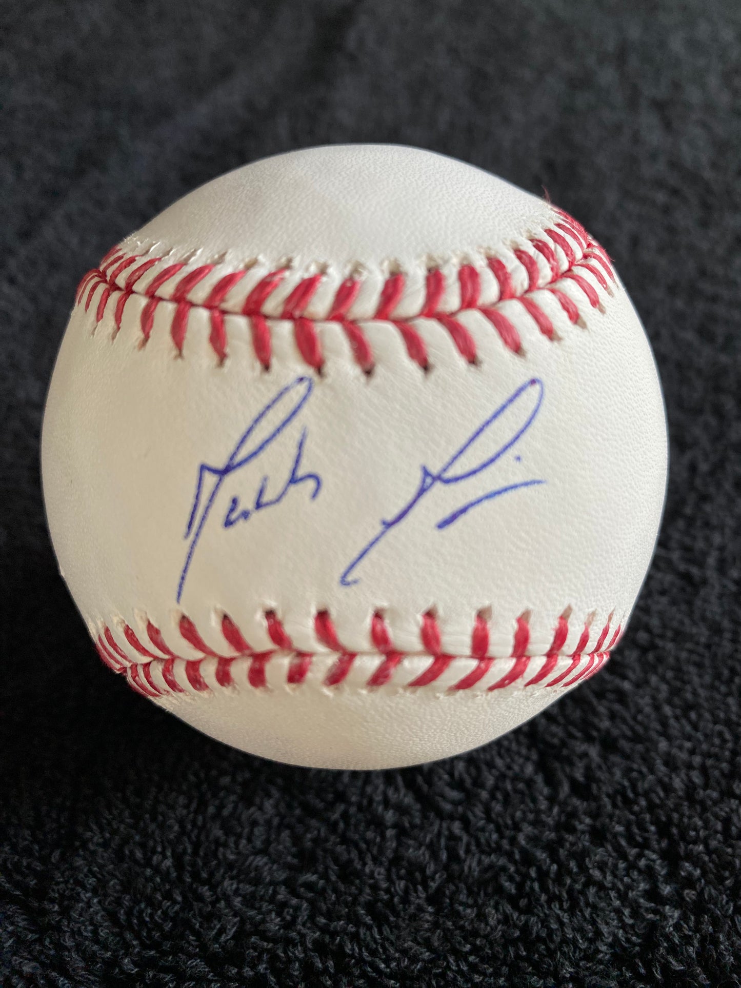 Jakob Junis signed MLB Baseball (JSA COA)