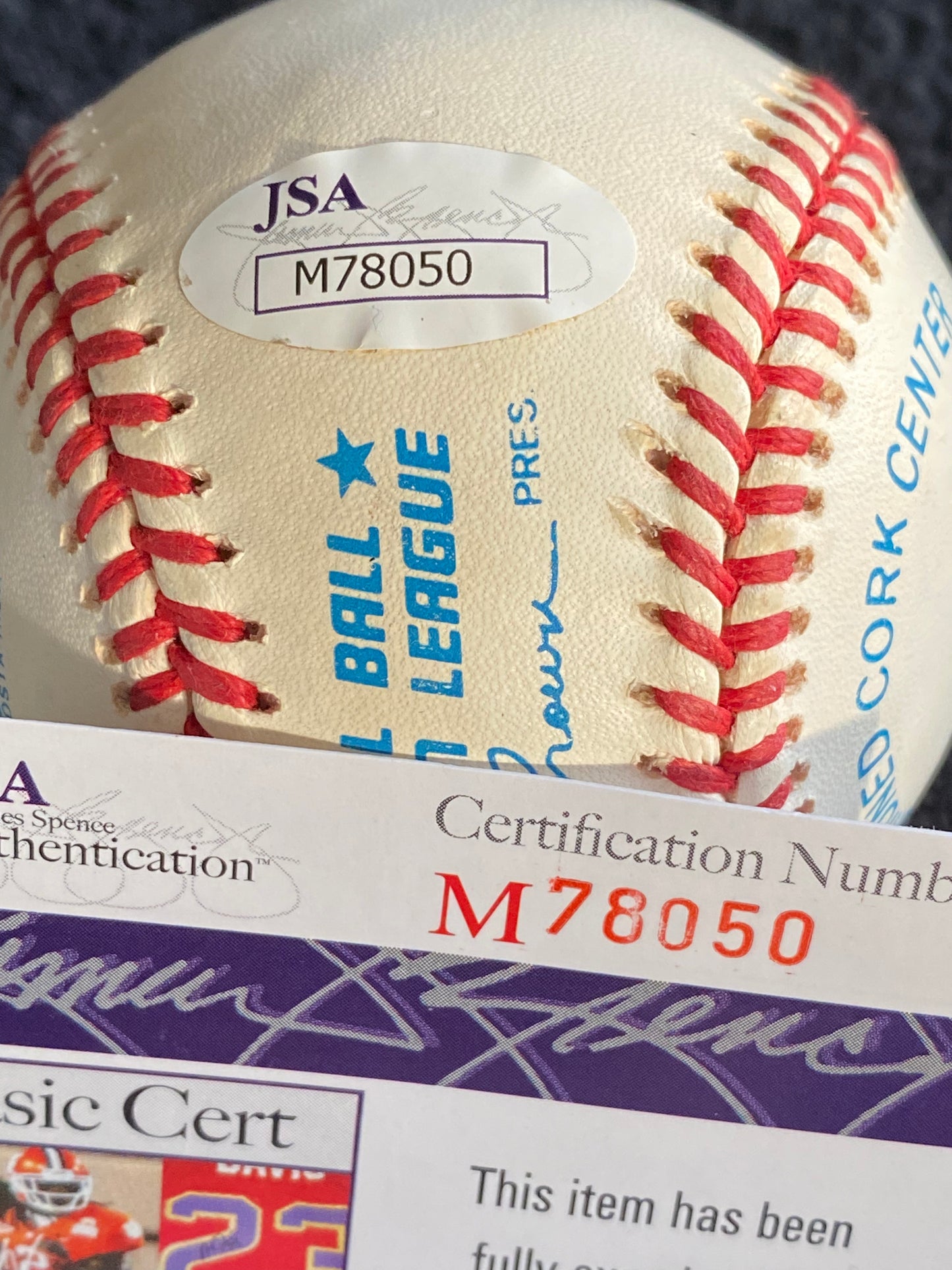 George Brett signed MLB Baseball (JSA COA)
