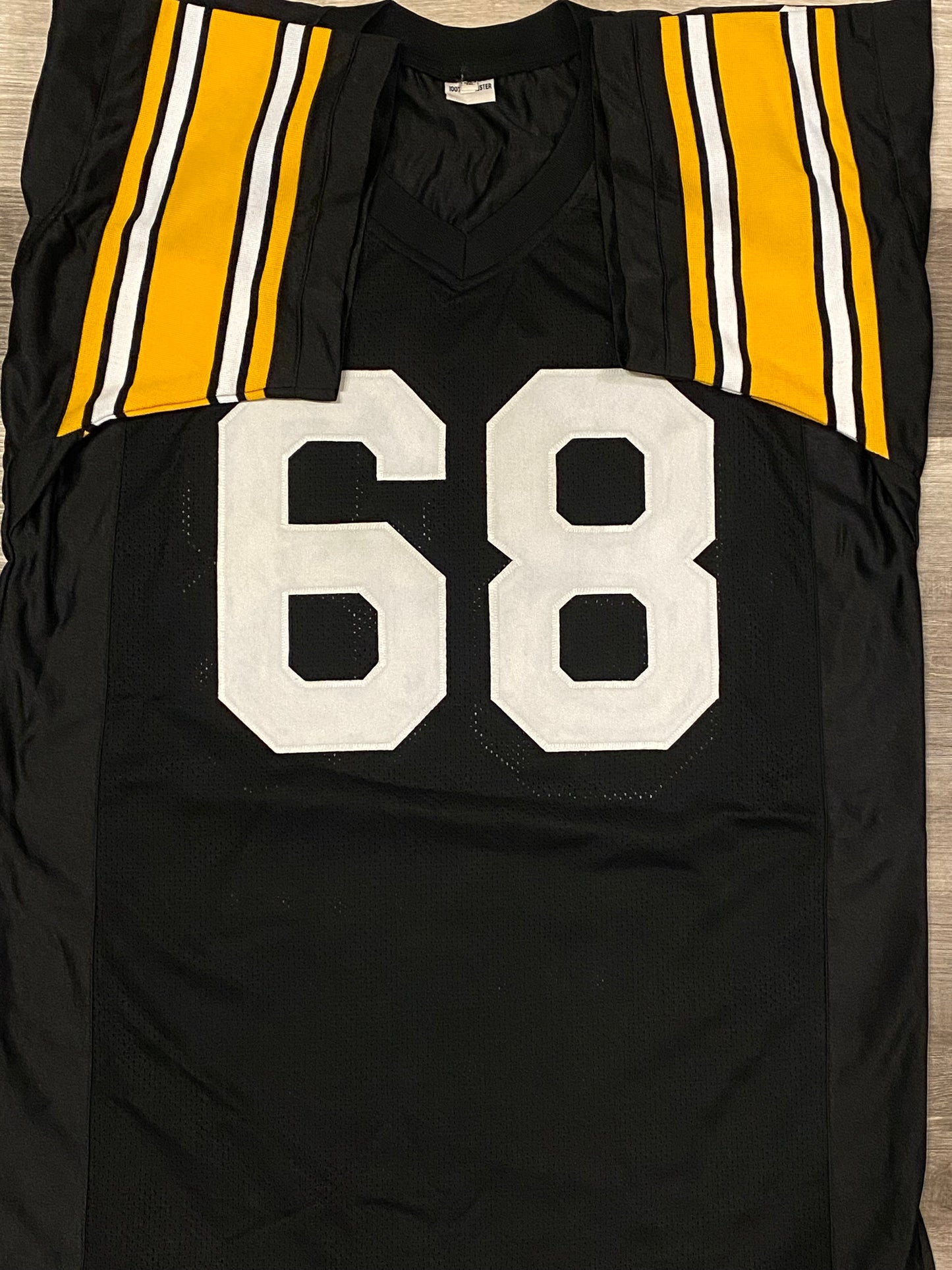 L.C. Greenwood signed custom jersey (JSA COA)