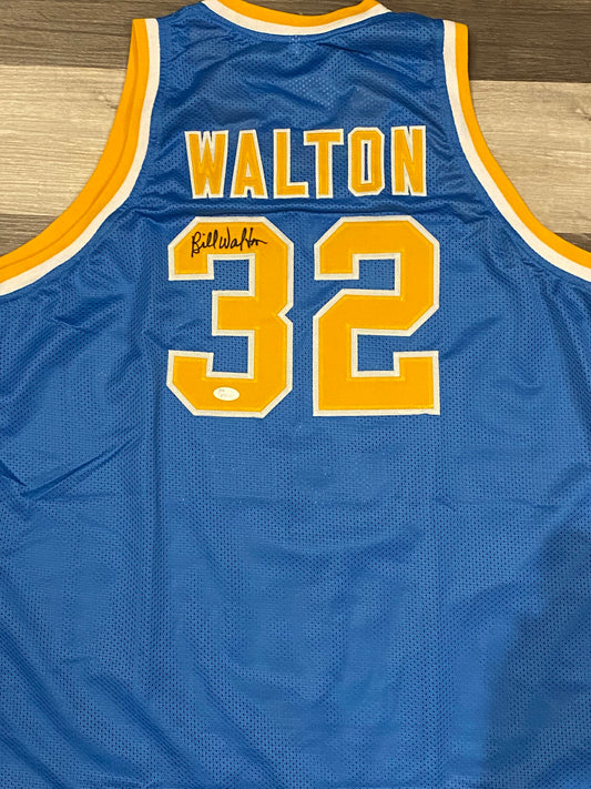 Bill Walton signed custom jersey UCLA (JSA COA)