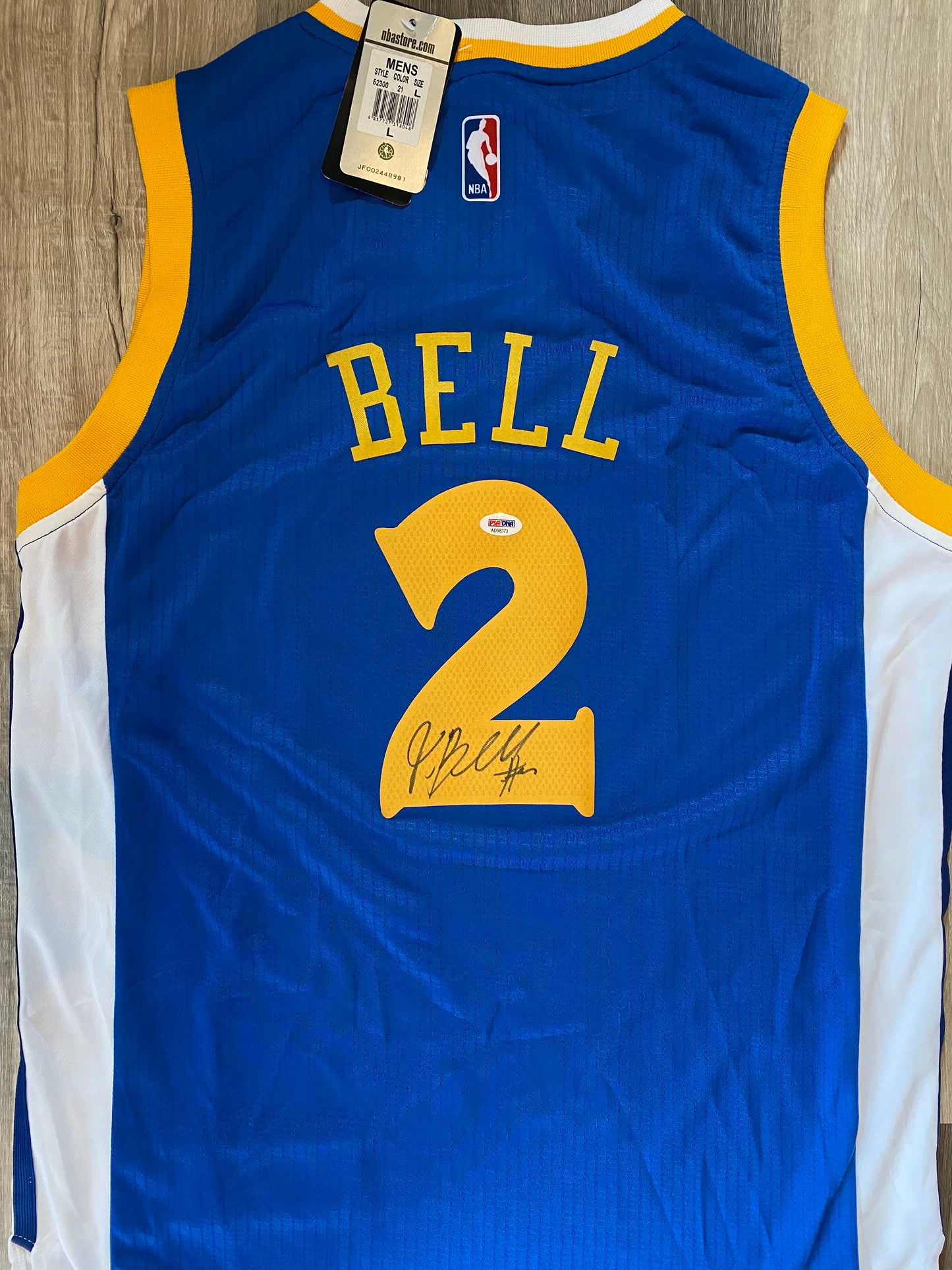 Jordan Bell signed authentic jersey (JSA COA)