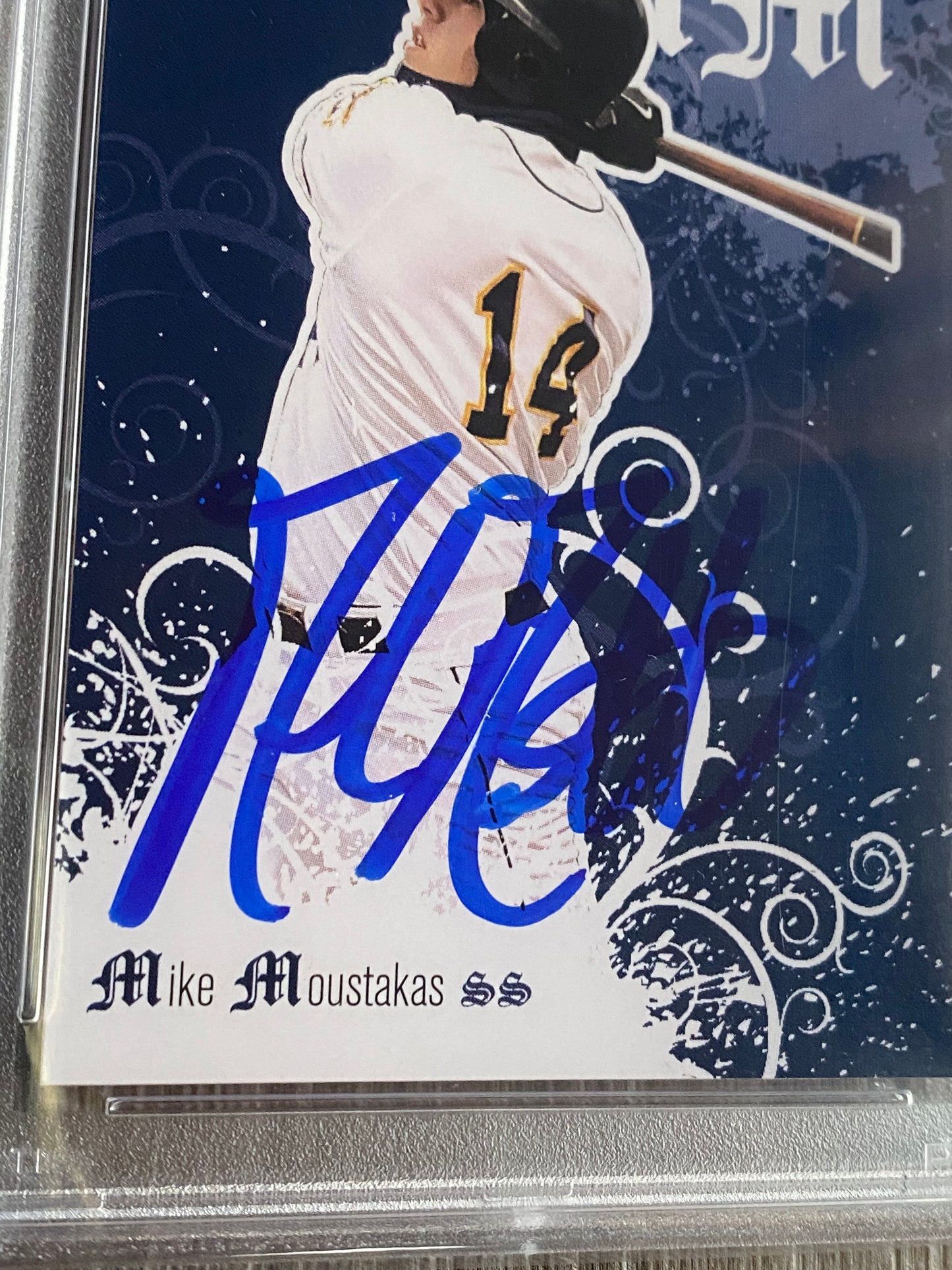 Mike Moustakas signed trading card PSA/DNA certified Authentic AUTO