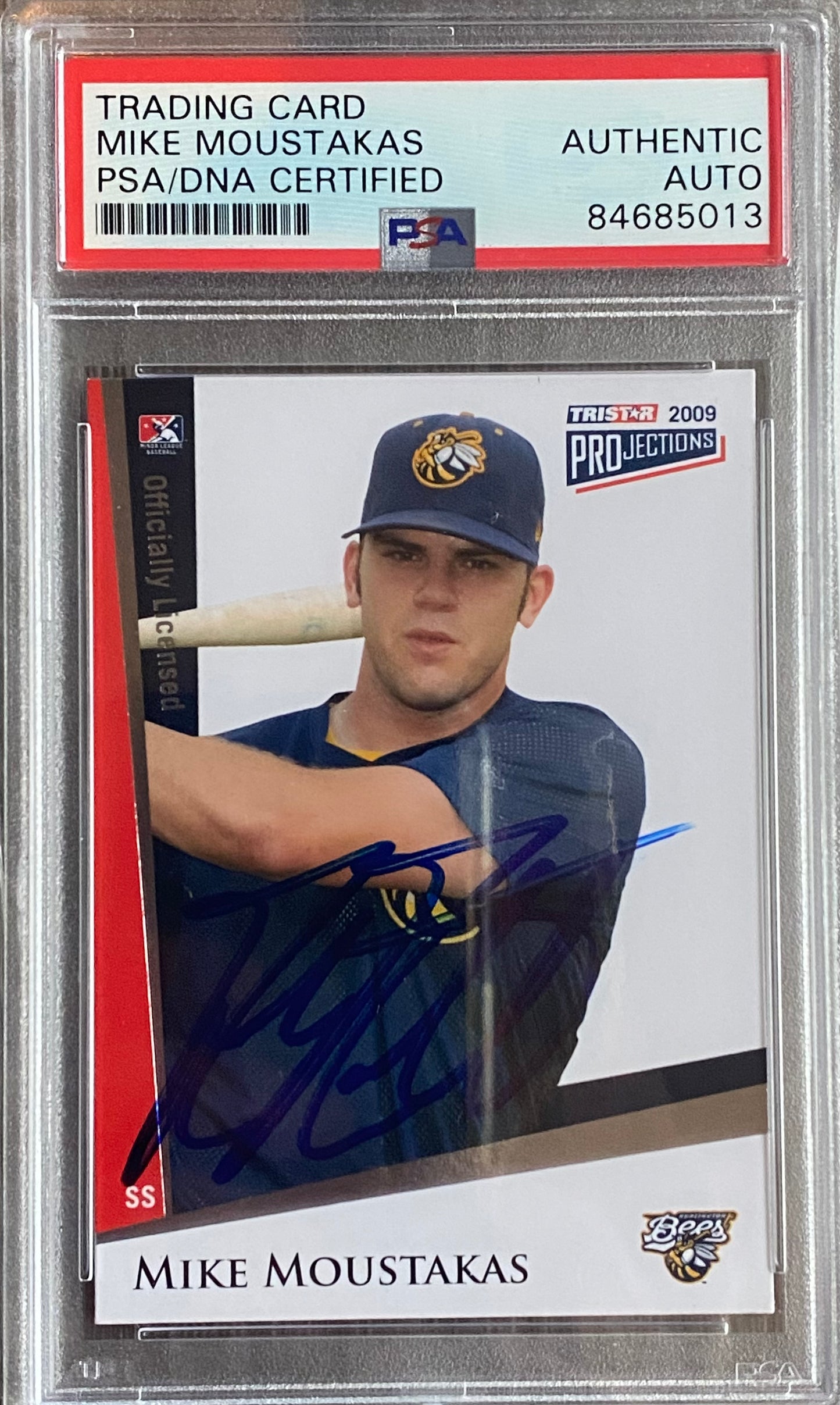 Mike Moustakas signed trading card PSA/DNA certified Authentic AUTO