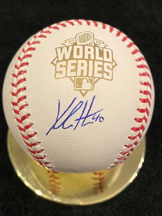 Kelvin Herrera signed 2015 WS MLB Baseball (CJ SPORTS ENTERPRISE COA)